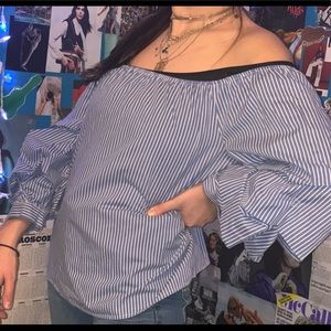 Off-Shoulder Dress Shrit